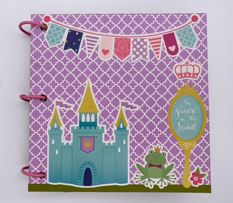 Premade Princess Scrapbook Photo Album