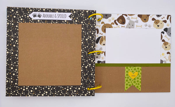 Premade Dog Scrapbook Photo Album
