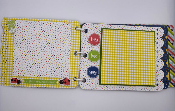 Premade Kid Scrapbook Photo Album