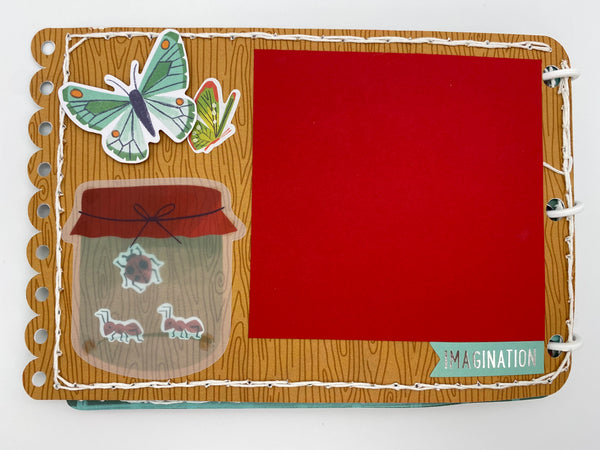 Premade Girl Scrapbook Photo Album
