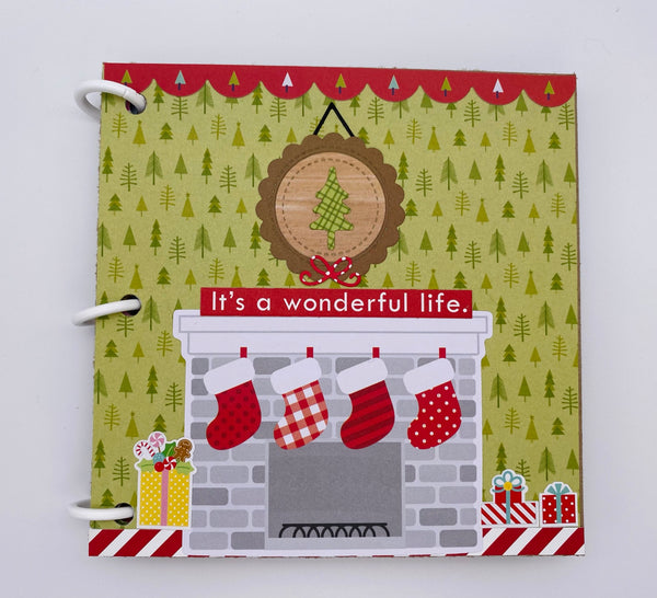 Premade Christmas Scrapbook Photo Album