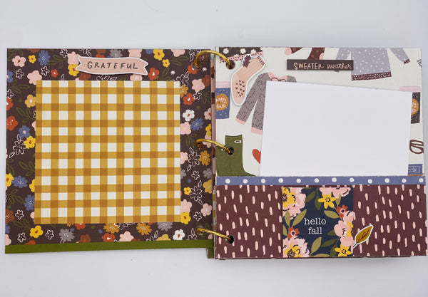 Premade Fall Scrapbook Album