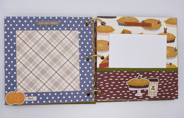 Premade Fall Scrapbook Album