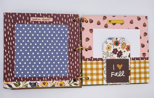 Premade Fall Scrapbook Album