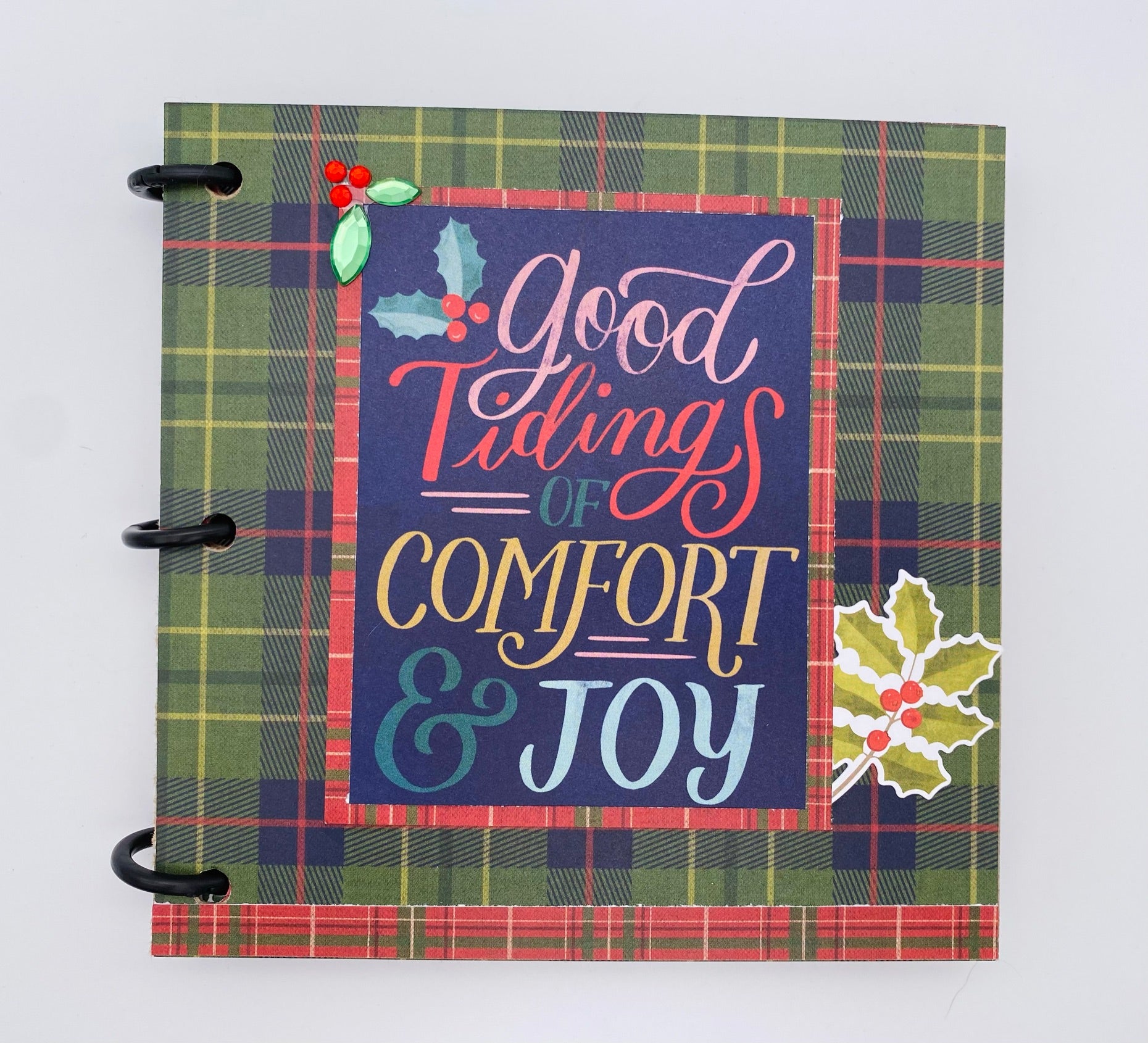 Premade Christmas Scrapbook Photo Album