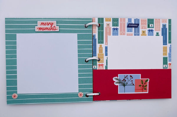 Premade Christmas Scrapbook Photo Album