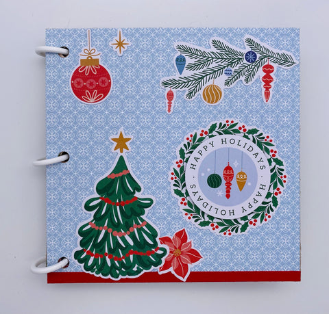 Premade Christmas Scrapbook Photo Album