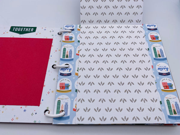 Premade Christmas Scrapbook Photo Album
