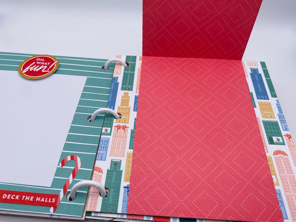 Premade Christmas Scrapbook Photo Album