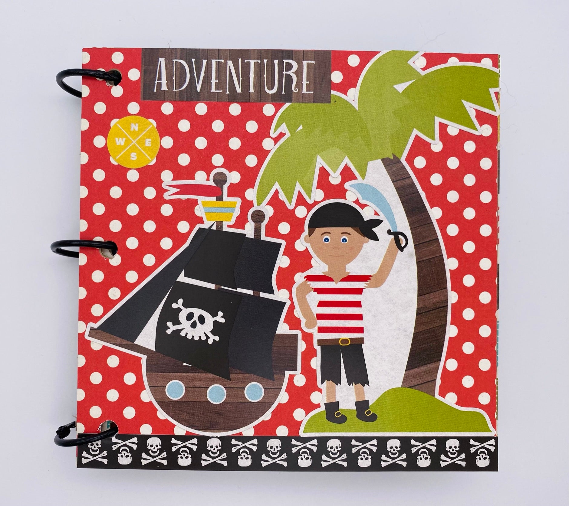 Premade Pirate Scrapbook Photo Album