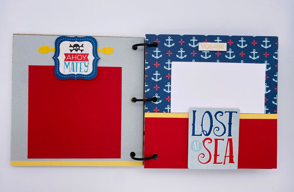 Premade Pirate Scrapbook Photo Album