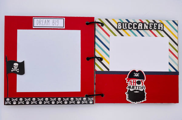 Premade Pirate Scrapbook Photo Album