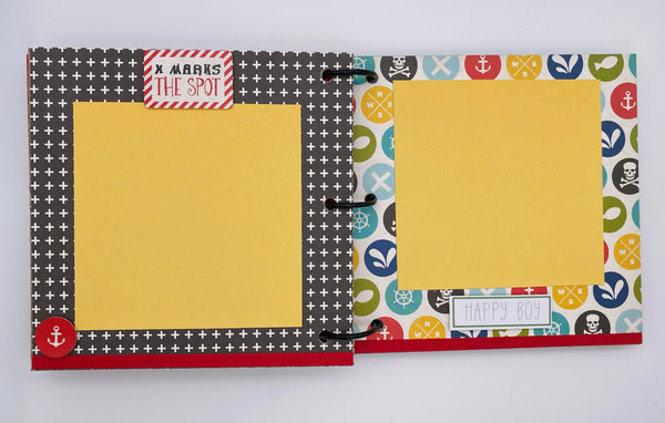 Premade Pirate Scrapbook Photo Album