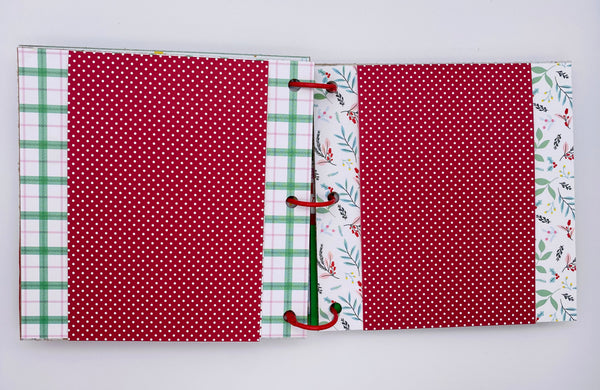 Premade Christmas Scrapbook Photo Album