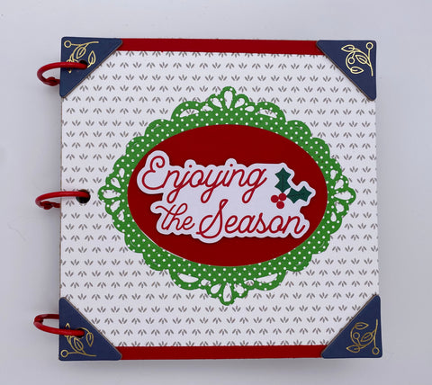Premade Christmas Scrapbook Photo Album