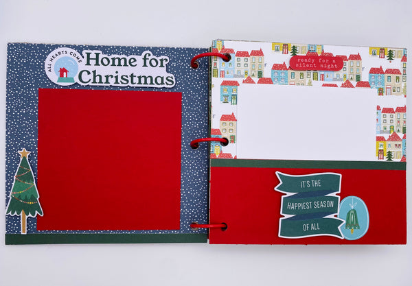 Premade Christmas Scrapbook Photo Album
