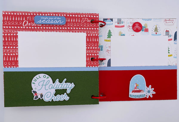 Premade Christmas Scrapbook Photo Album