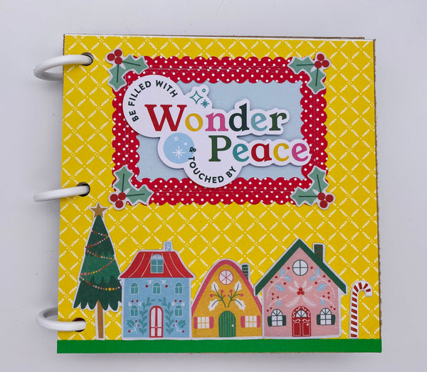 Premade Christmas Scrapbook Photo Album