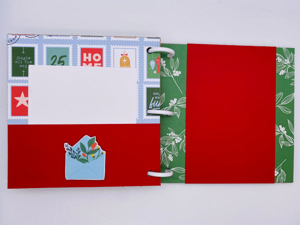 Premade Christmas Scrapbook Photo Album