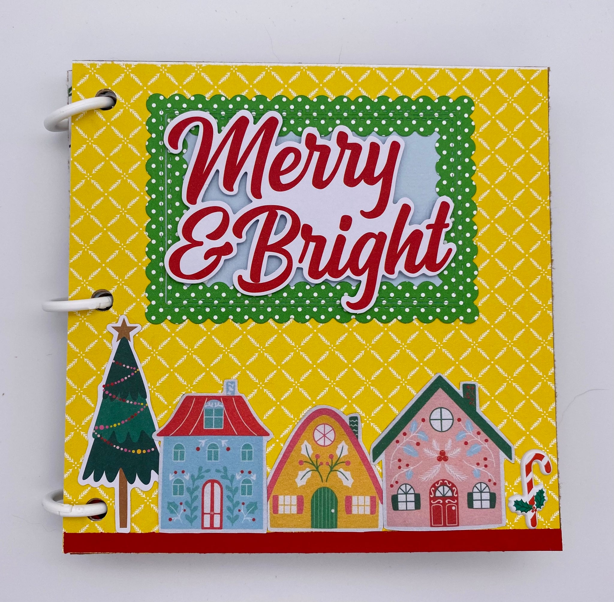 Premade Christmas Scrapbook Photo Album