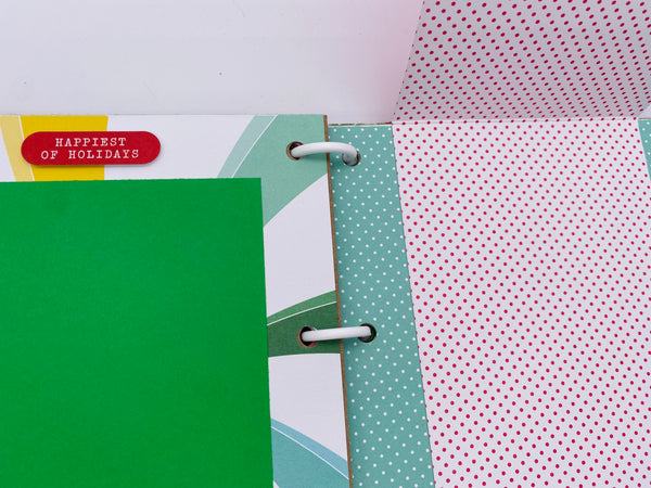 Premade Christmas Scrapbook Photo Album