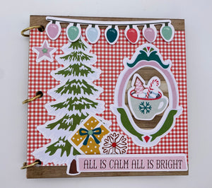 Premade Christmas Scrapbook Photo Album