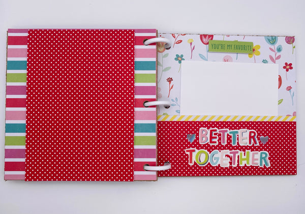 Premade Anniversary Scrapbook Photo Album