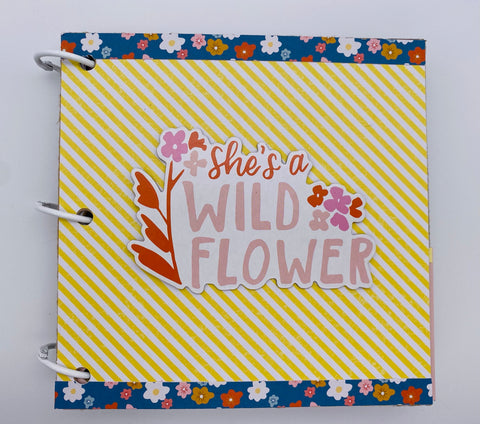 Premade Girl Scrapbook Photo Album
