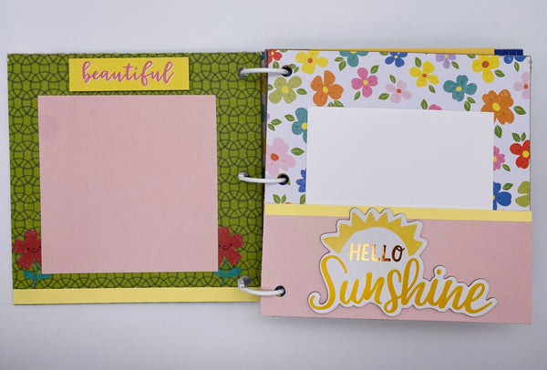 Premade Girl Scrapbook Photo Album