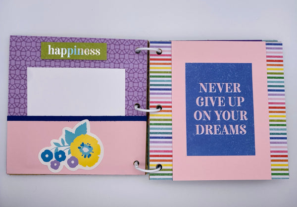 Premade Girl Scrapbook Photo Album