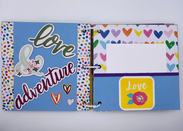 Premade Girl Scrapbook Photo Album