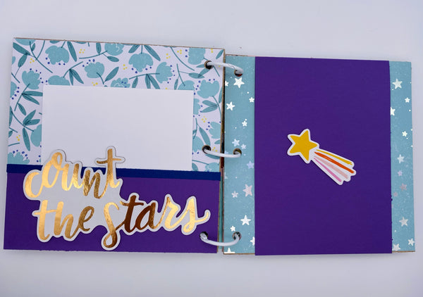 Premade Girl Scrapbook Photo Album