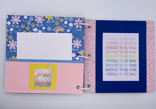 Premade Girl Scrapbook Photo Album