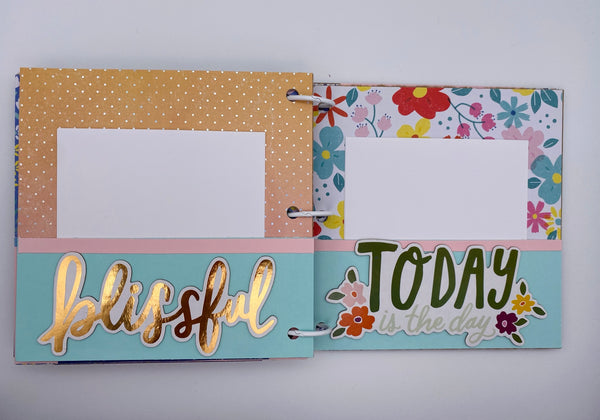Premade Girl Scrapbook Photo Album
