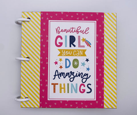 Premade Girl Scrapbook Photo Album