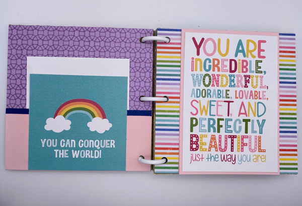 Premade Girl Scrapbook Photo Album