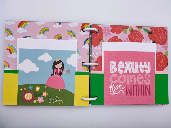 Premade Girl Scrapbook Photo Album