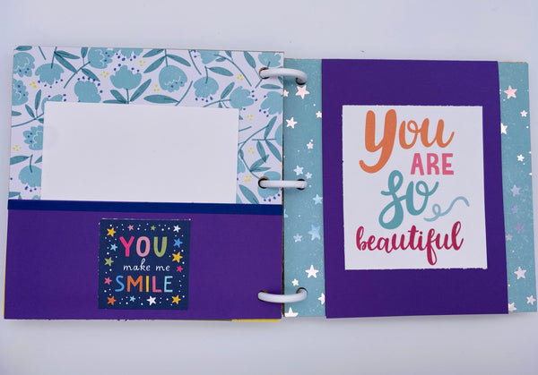 Premade Girl Scrapbook Photo Album