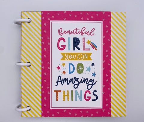 Premade Girl Scrapbook Photo Album
