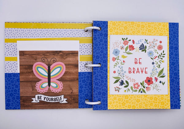 Premade Girl Scrapbook Photo Album