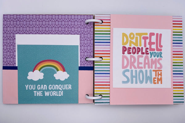 Premade Girl Scrapbook Photo Album