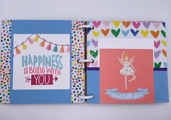 Premade Girl Scrapbook Photo Album