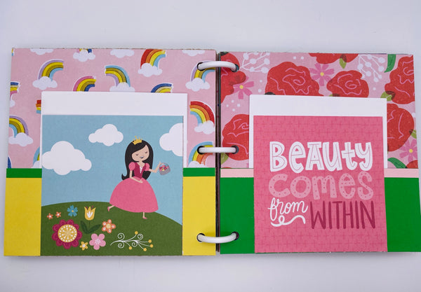 Premade Girl Scrapbook Photo Album