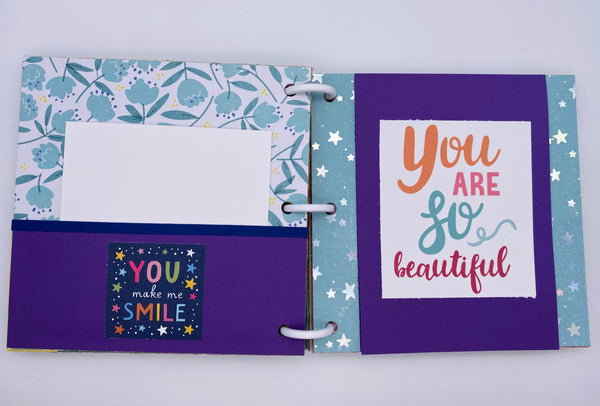 Premade Girl Scrapbook Photo Album