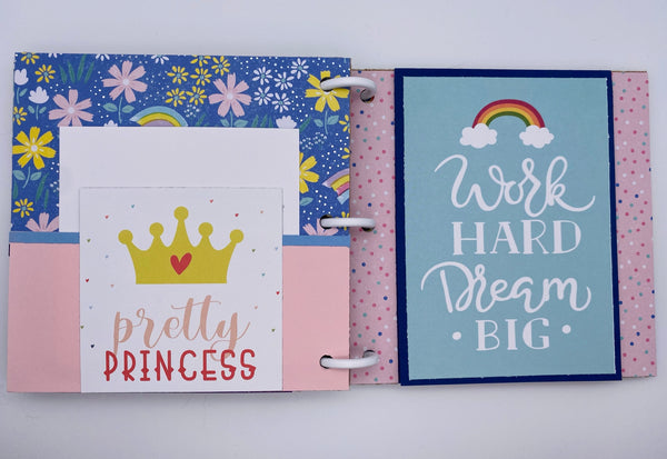 Premade Girl Scrapbook Photo Album
