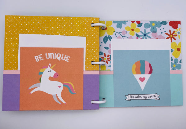 Premade Girl Scrapbook Photo Album