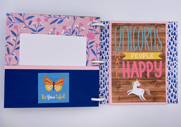 Premade Girl Scrapbook Photo Album