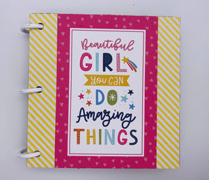 Premade Girl Scrapbook Photo Album