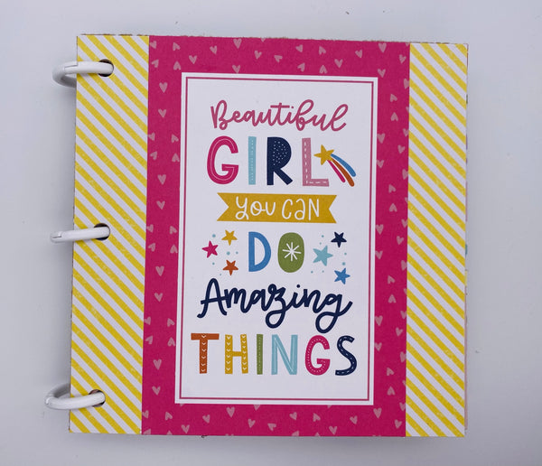 Premade Girl Scrapbook Photo Album