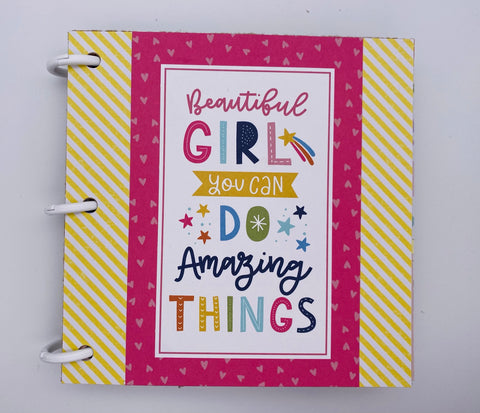 Premade Girl Scrapbook Photo Album